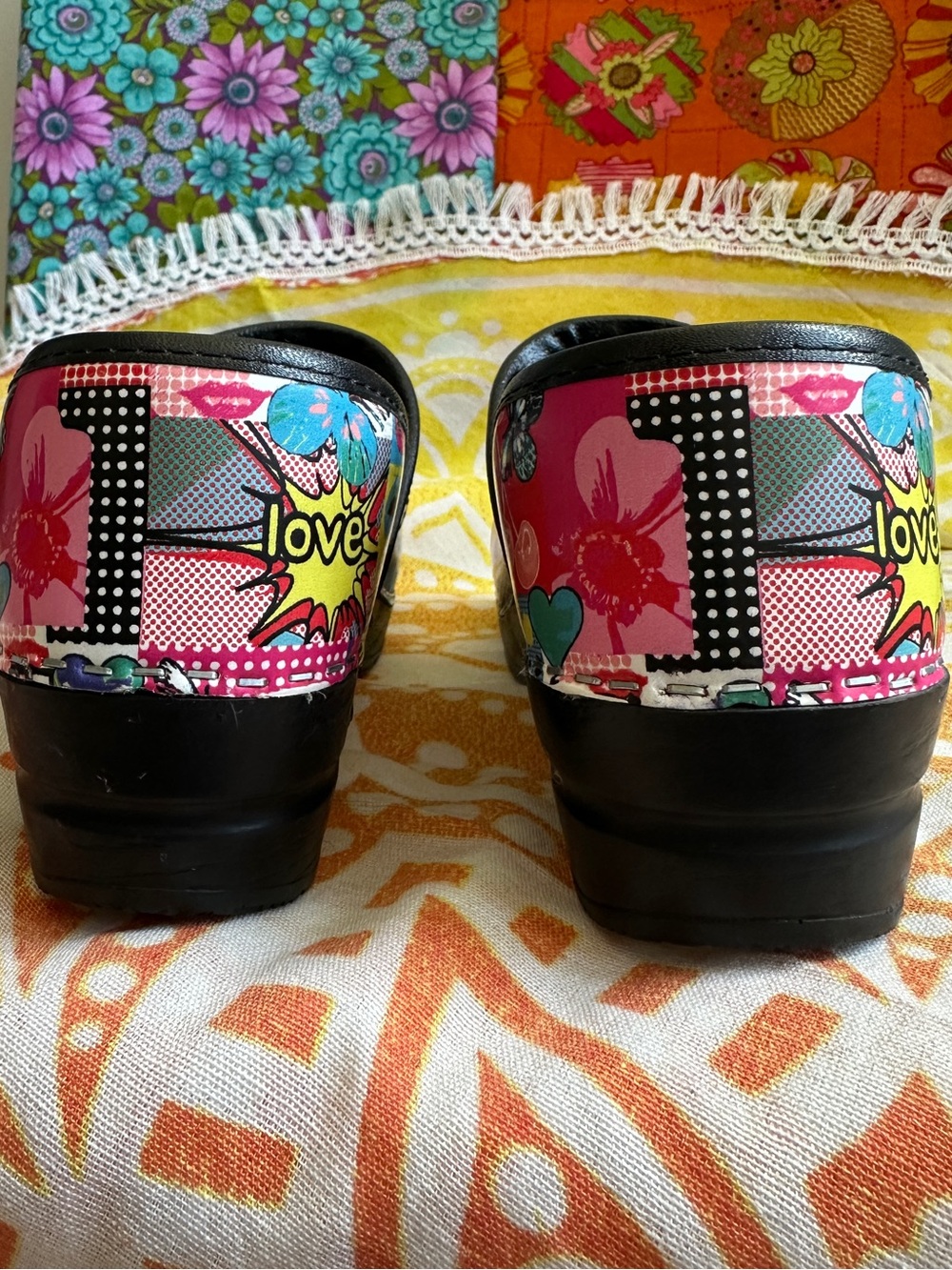 Sanita- Clogs - Pop Art 🎨💥Like New - Picture 13 of 14